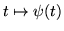 $s\mapsto \psi(h(s))$